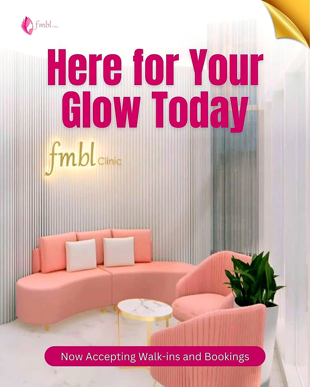 Blush and gold cosmetic marble texture